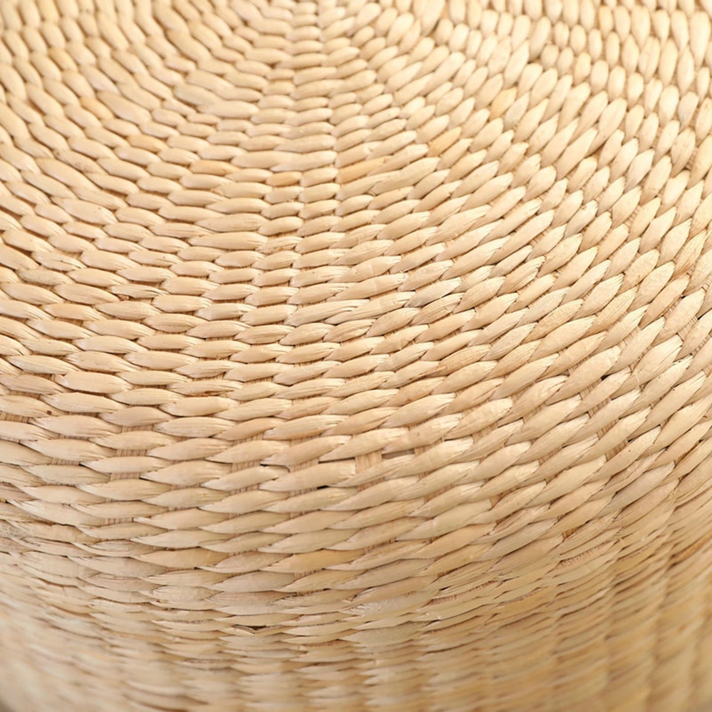 Coussin de méditation en rotin naturel – Fait main