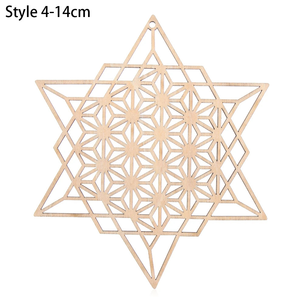 Décoration murale Forme Mystique en bois naturel