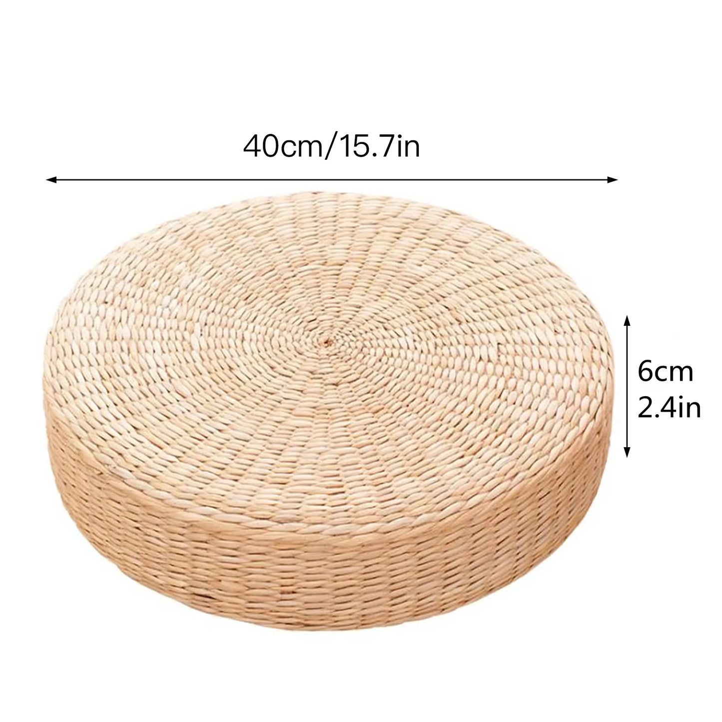 zen  yoga  rotin  relaxation  naturel  méditation  fait main  coussin